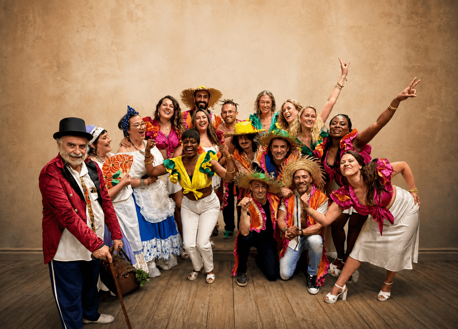 Dansshow och livetrummor med Tierra Morena