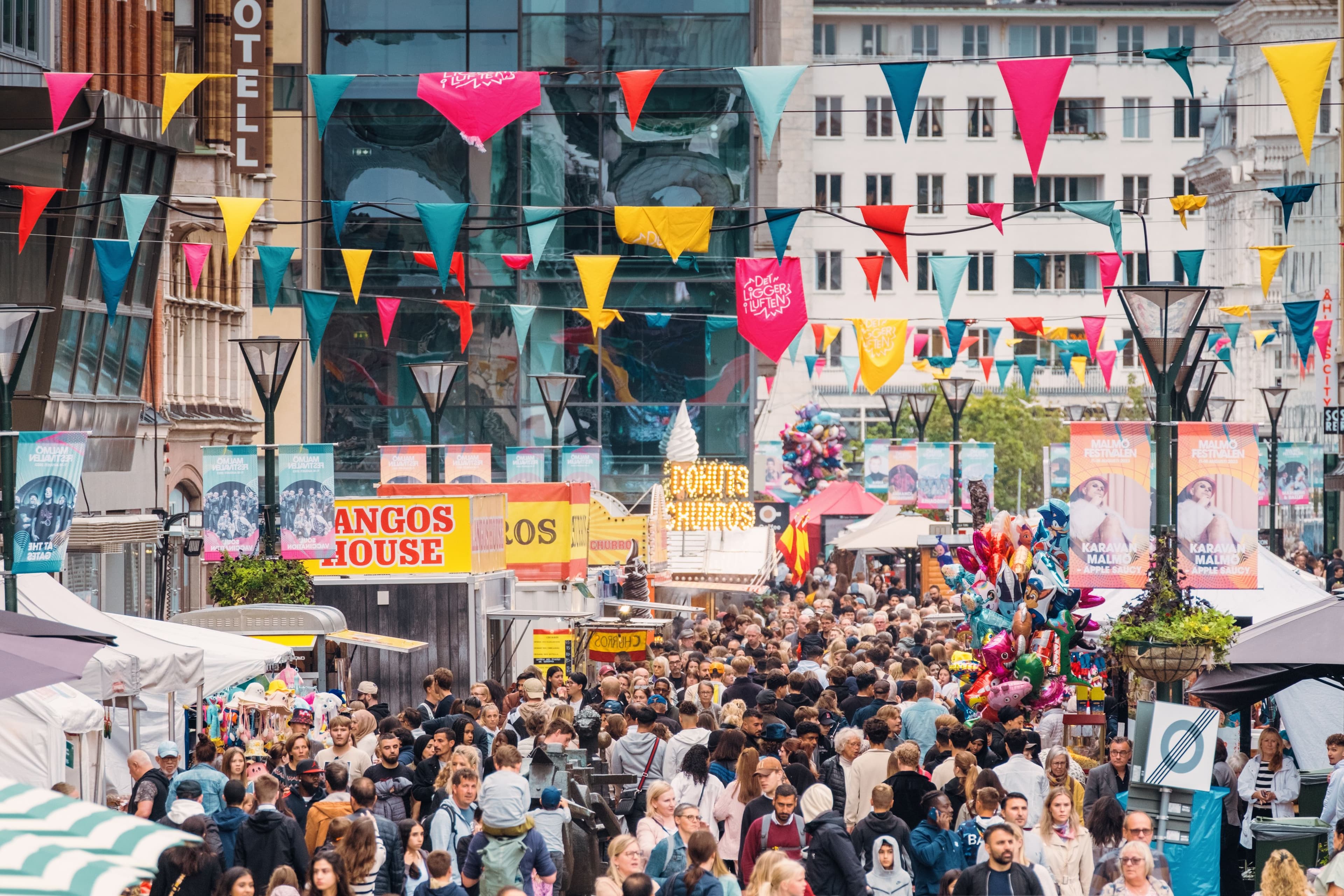 Festivalområdet från dåtid till nutid